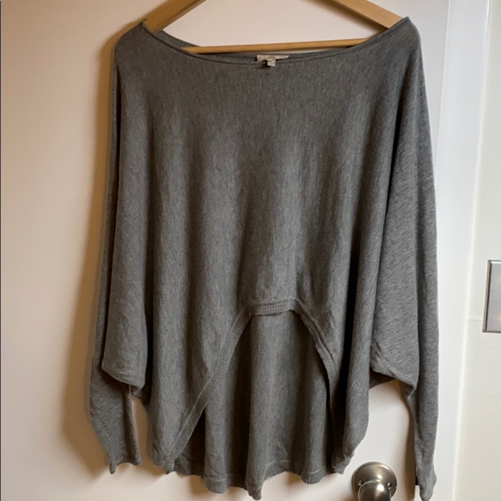 Joie high low dolman sweater cashmere blend